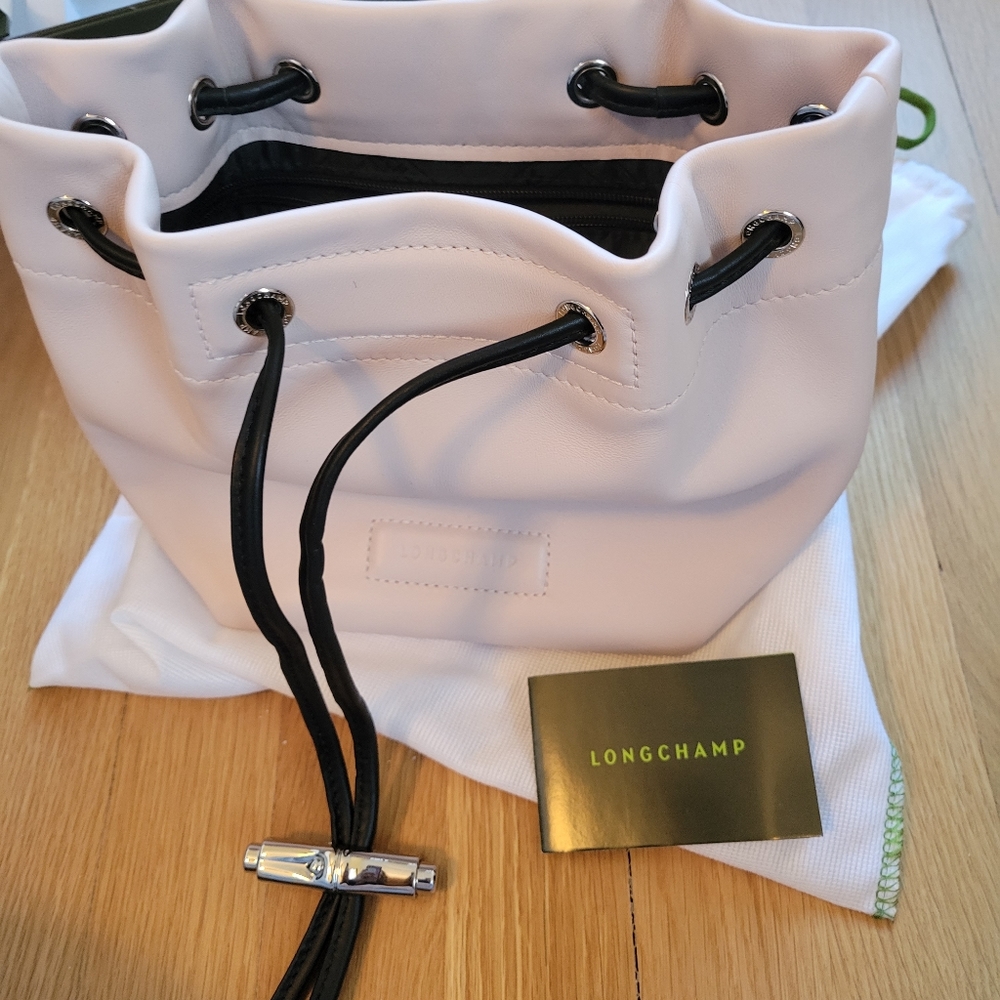 Longchamp mini roseau lambskin bag nwot - Picture 6 of 13